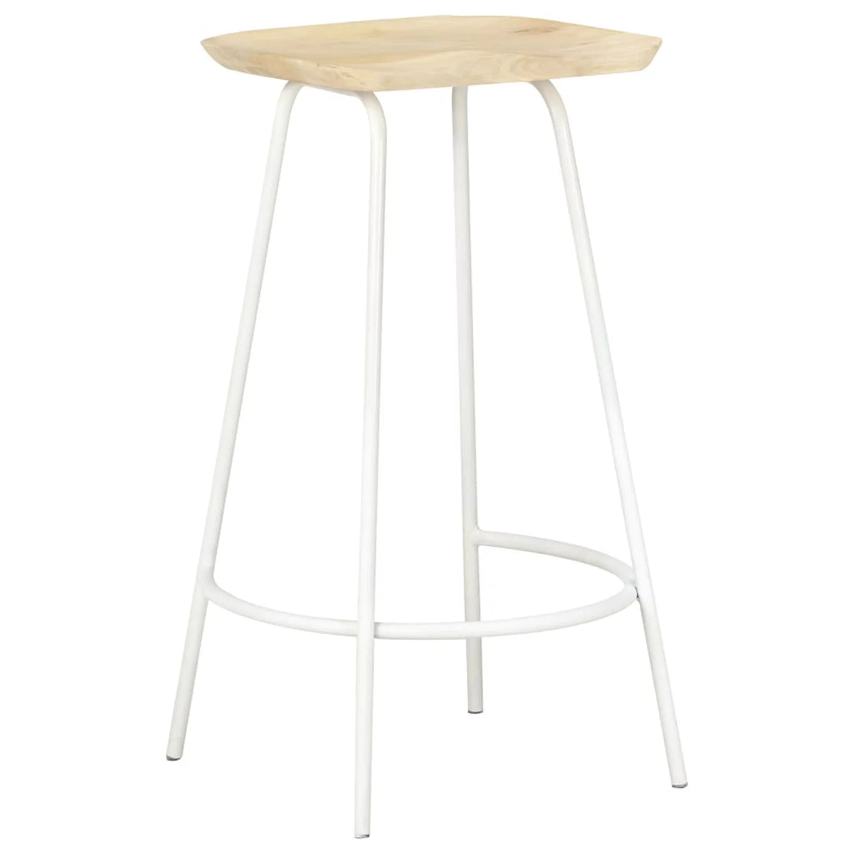Solid Mango Wood Bar Stools 2 pcs B456