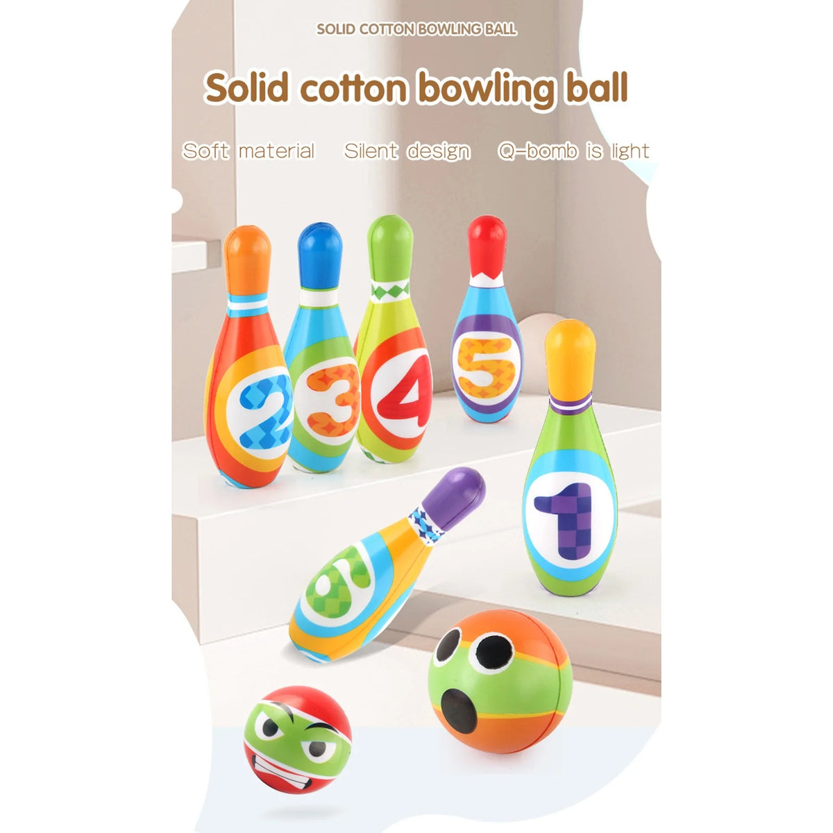Mini Bowling Game Indoor Outdoor Sports Toy M35086