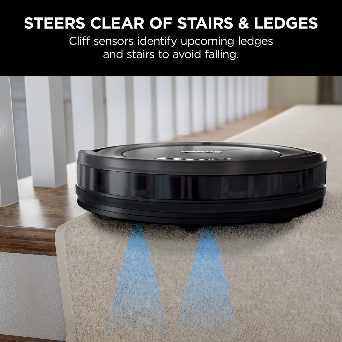 Black Wi-Fi Connected Robot Vacuum I9436