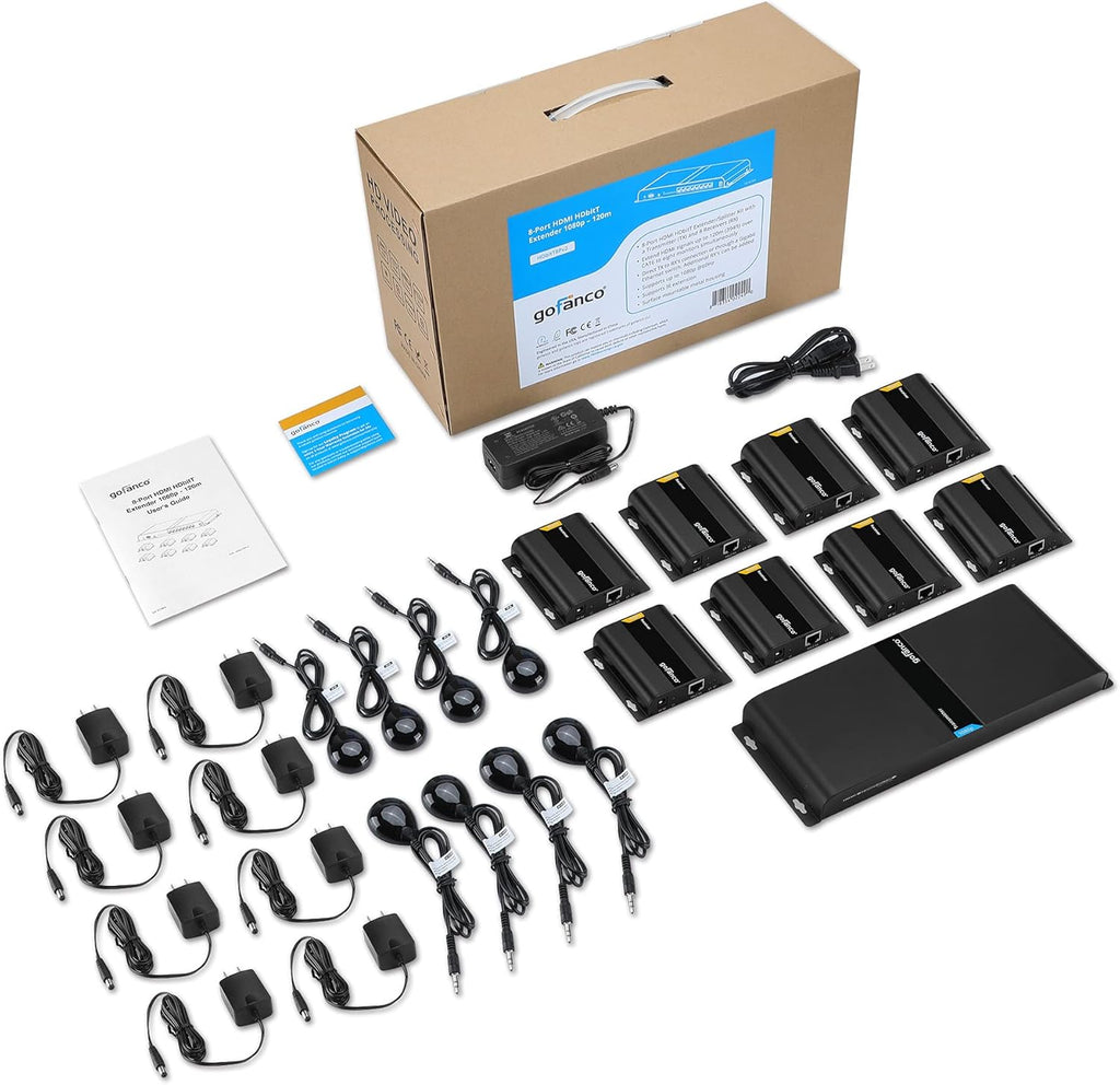 1080p 8port HDMI Extender Splitter over CAT5e / CAT6 O6698