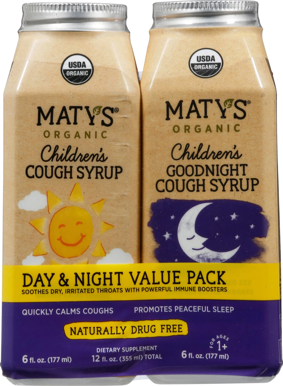 Organic Cough Syrup Value Pack, 2-6fl oz Bottles Y531227