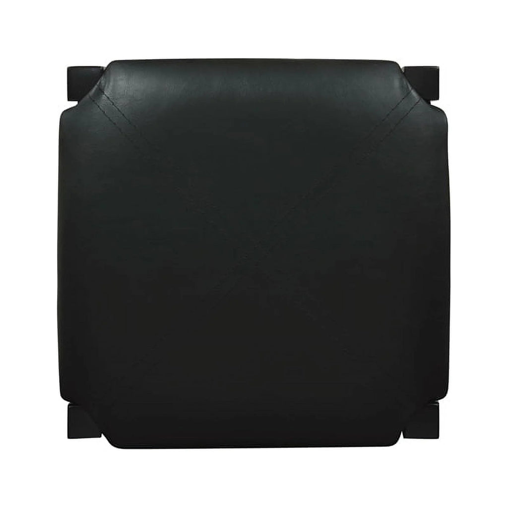 Set of Two 25" Backless Faux Leather Counter Stools N3881
