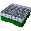 Sherwood Green 16 Comp Glass Rack F58441