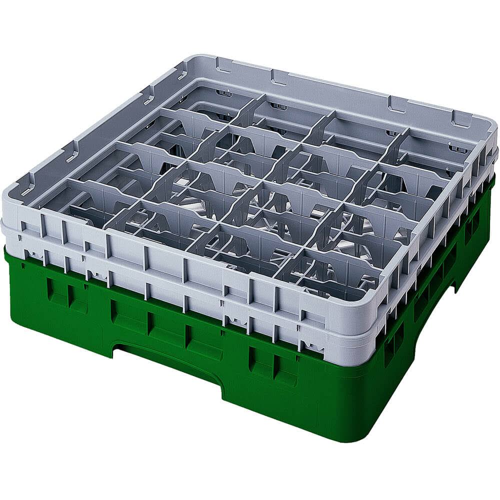 Sherwood Green 16 Comp Glass Rack F58441