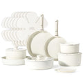 17 Pc Non Stick Cookware Set with Removable Handle Q31829