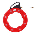 20M Fiberglass Fish Tape Reel Conductive Cable Puller with Impact Case O46559