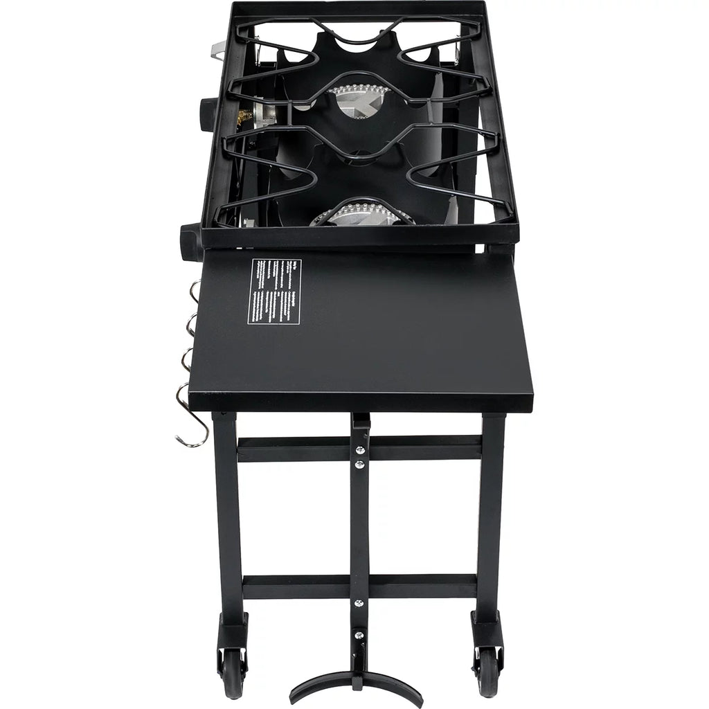 Outdoor Camping Propane Double Burner Stove U84715