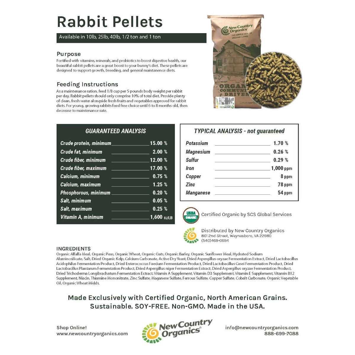 Rabbit Pellets X164