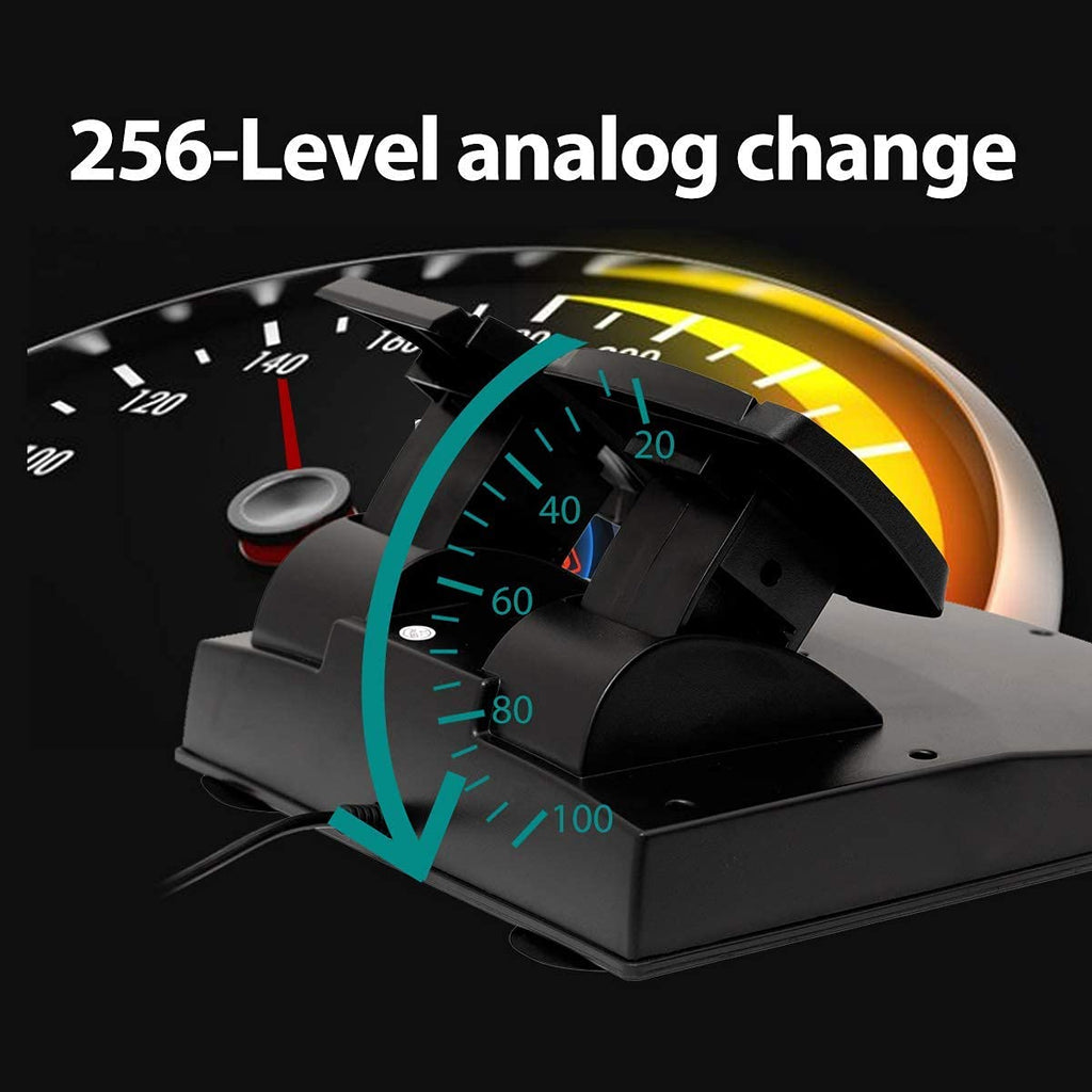 270 Degree Racing Steering Wheel with Pedals J502