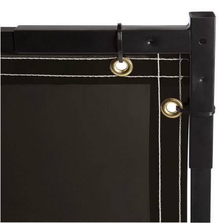 Welding Screen, 6 ft W, 6 Ft, Charcoal Gray E40553