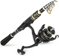 Telescopic Carbon Fiber Fishing Rod and Reel Combo W791