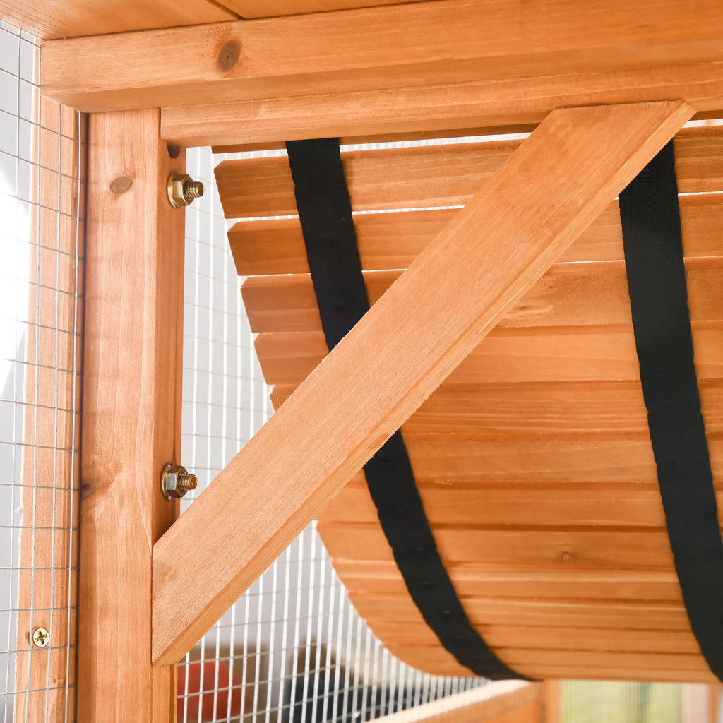 Outdoor Wooden Cat Enclosure B20607