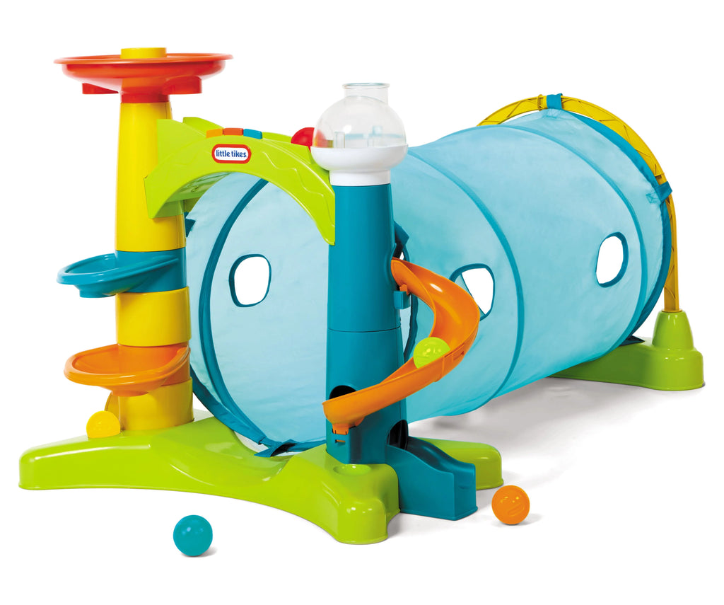 2-in-1 Activity Tunnel with Ball Drop F98579