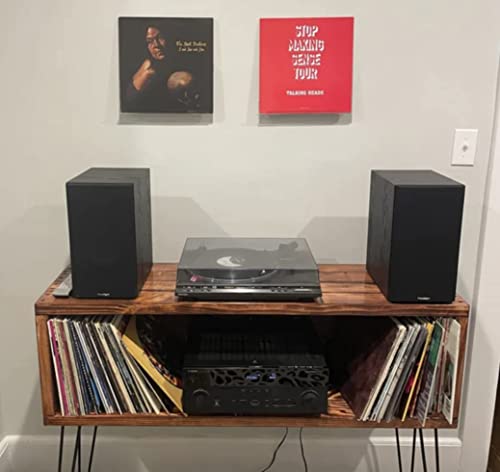 Honey Vinyl Record Storage Furniture L359
