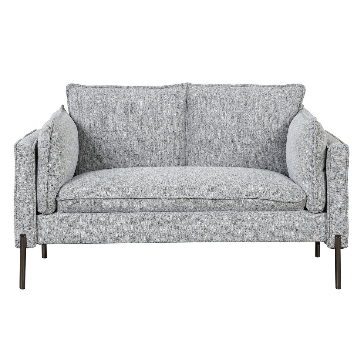 Linen Fabric Loveseat Couch V1562