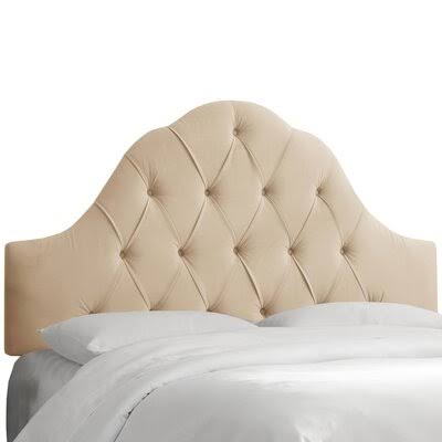 California King Velvet Upholstered Headboard Q213