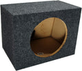 Single 10 Sealed Subwoofer Enclosure 5/8 MDF Wood C434