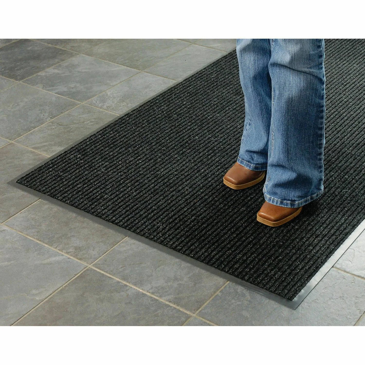 Charcoal 48 x 72 Ribbed Entrance Mat O3995