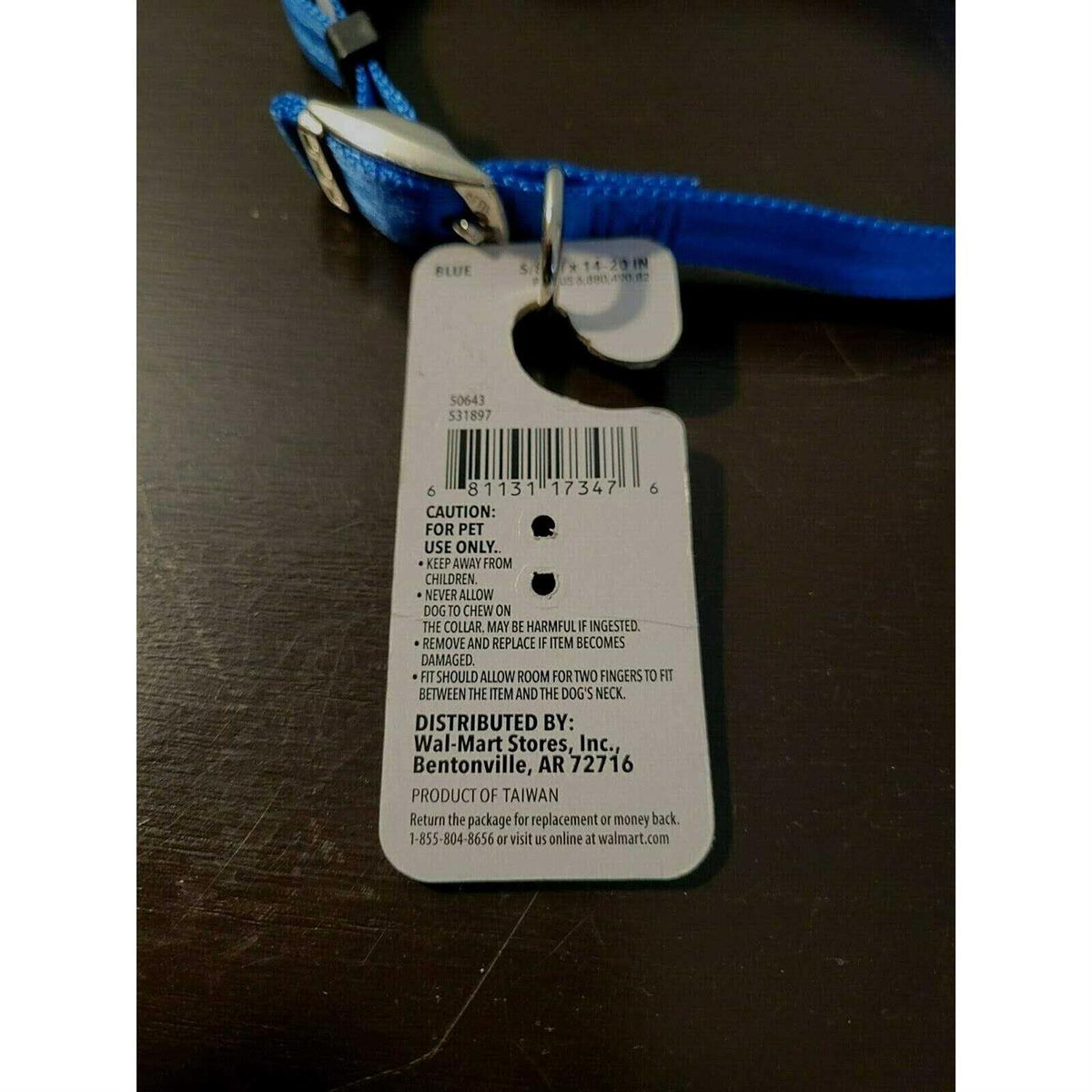 Solid Dog Collar with Metal Buckle K7820