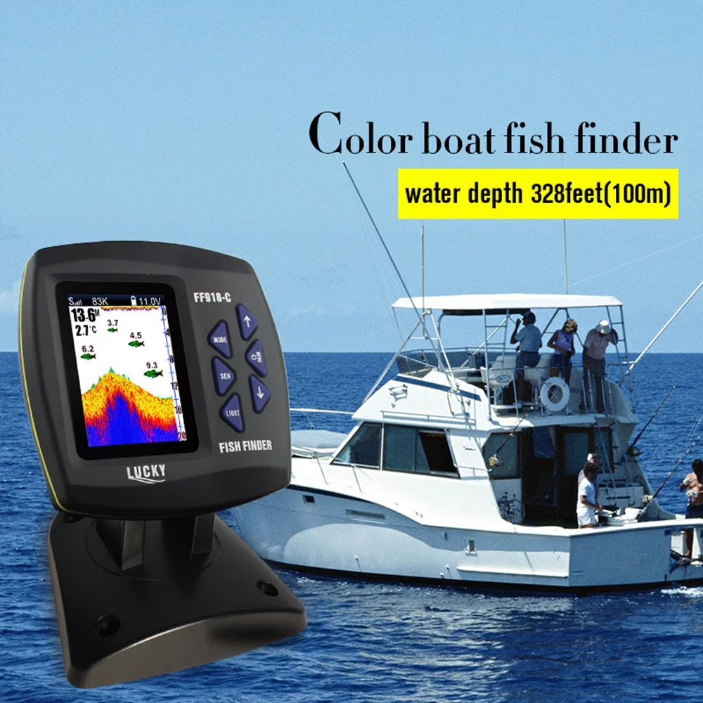 Wired Fish Finder Dual Frequency 328ft 100m Water Depth M307