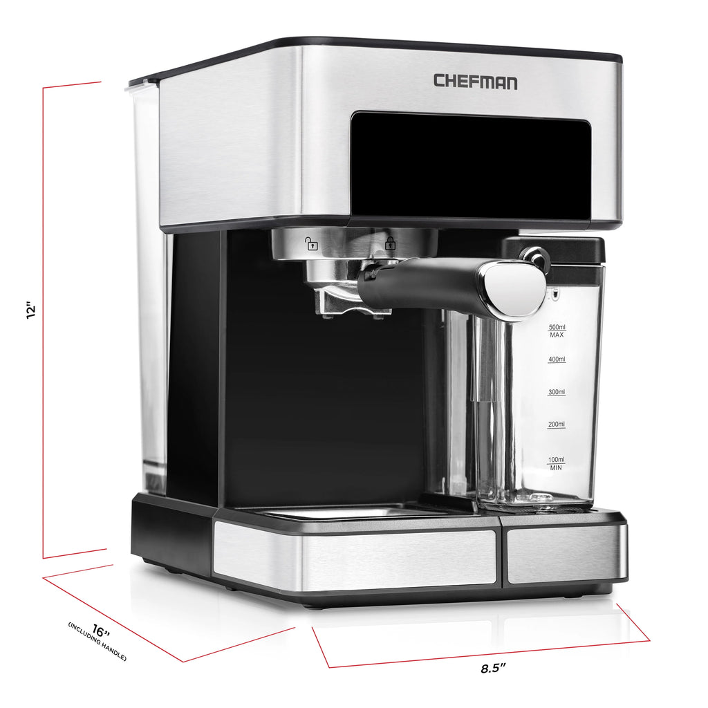 6-in-1 Espresso Machine with Milk Frother I81822