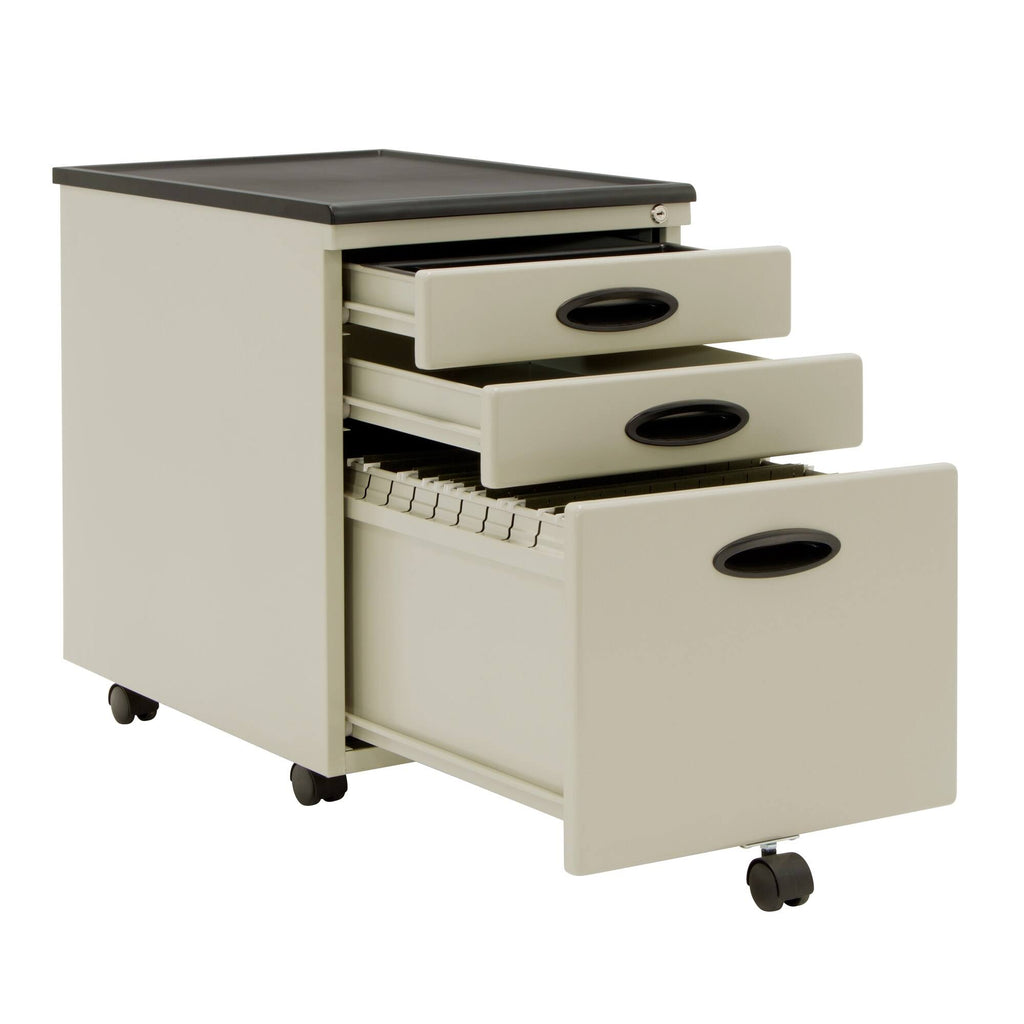 3 Lockable Drawers Mobile File Cabinet Z2180