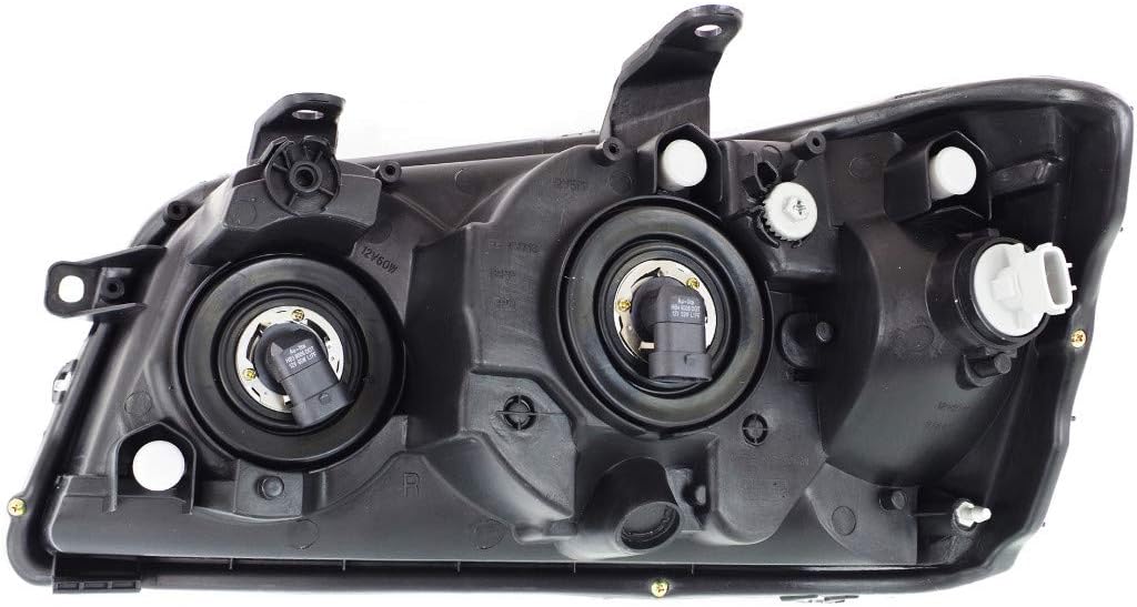 Headlight Assembly Passenger Side with Bulbs Pack of 2 Y95669