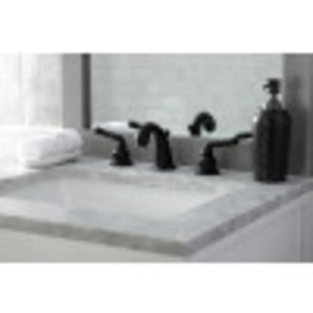Widespread Bathroom Faucet Matte Black W93569