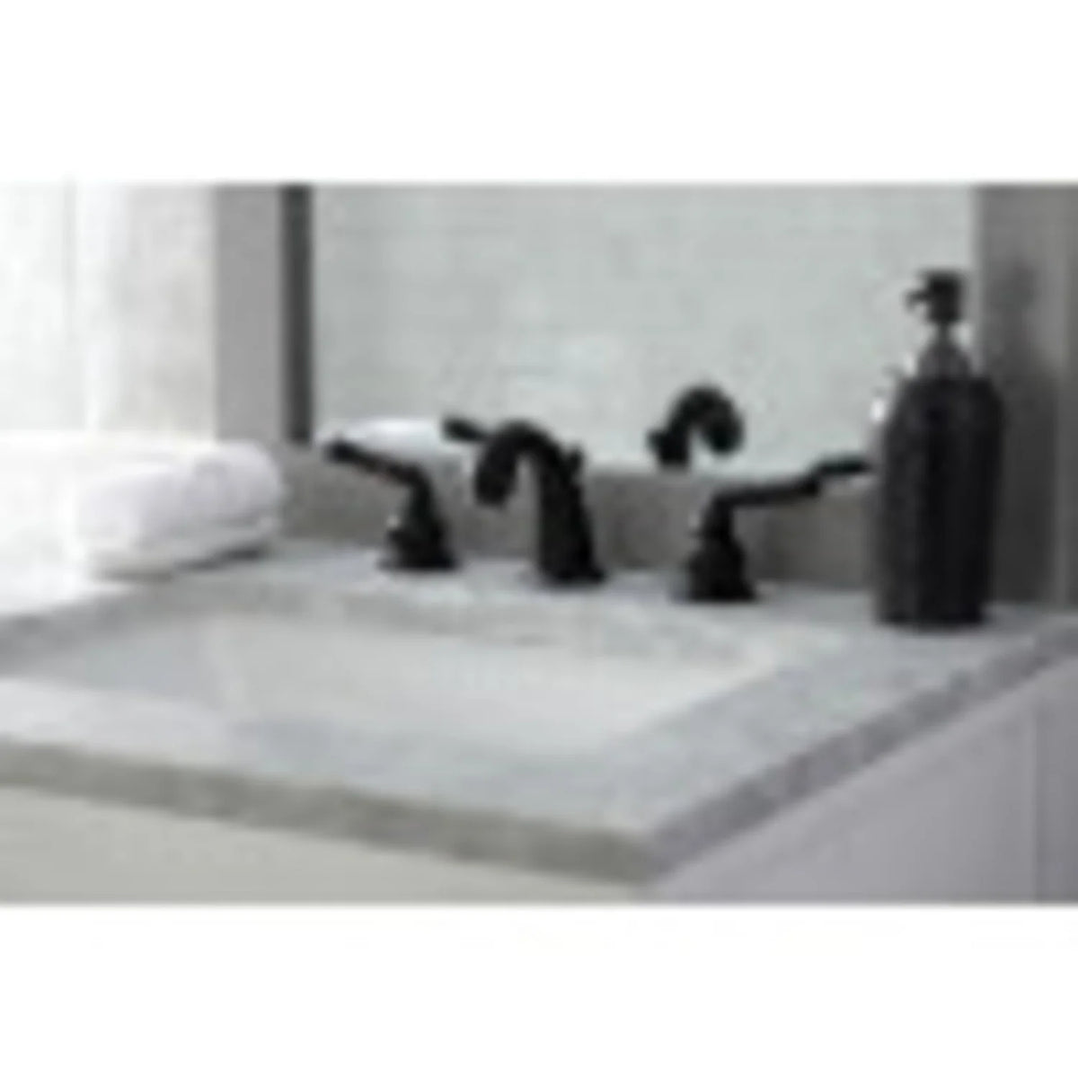 Widespread Bathroom Faucet Matte Black W93569