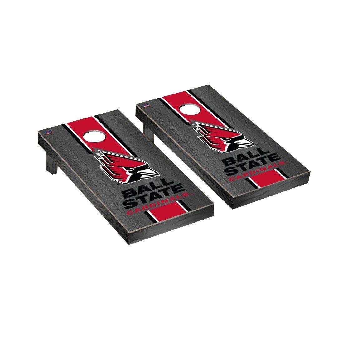 Cornhole Game Set Onyx Stained Stripe Version X25278