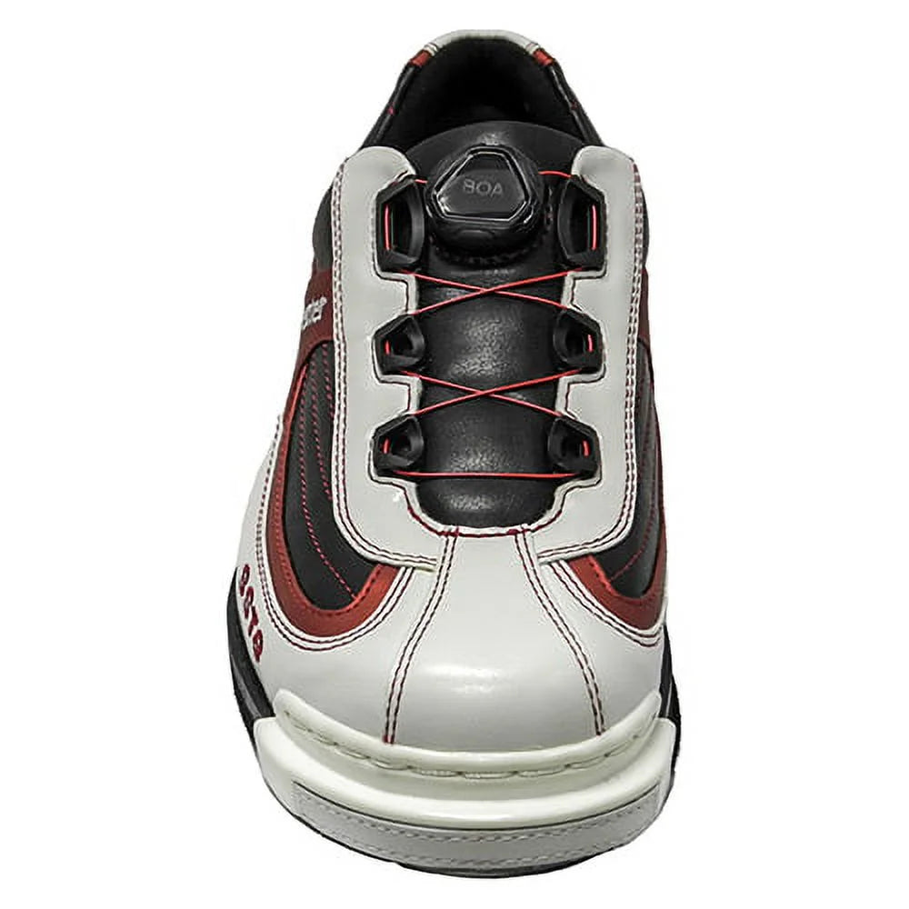 Mens White Black Red Bowling Shoes U843778