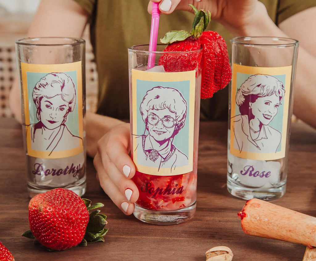 4 Piece 10-Ounce Glass Tumbler Set P207