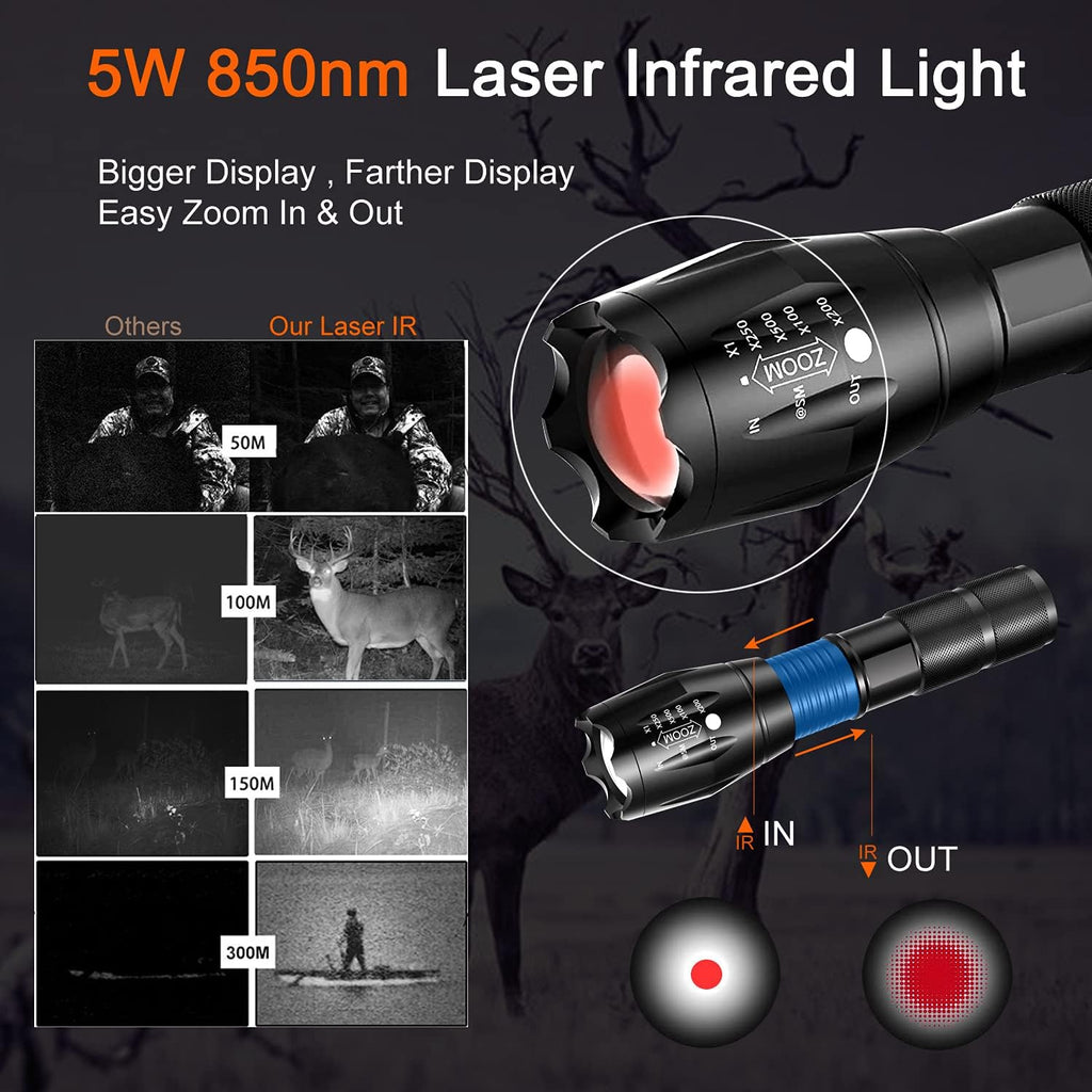 DIY Digital Night Vision Scope with Camera and 5 Display Screen X501