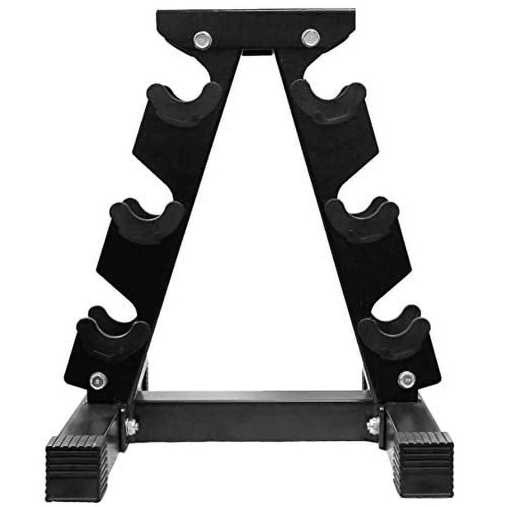 74 lb Dumbbell Set with Steel Stand A5674