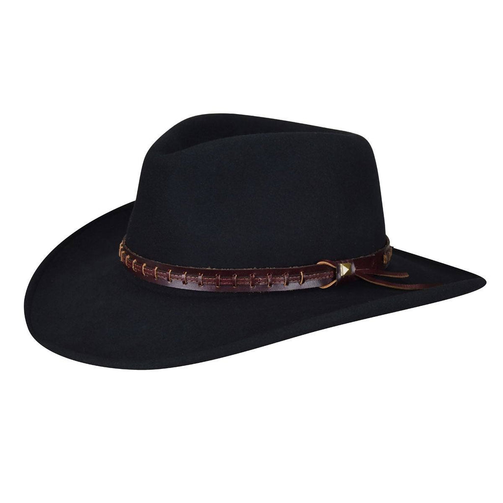 Black Wool Western Hat L86909