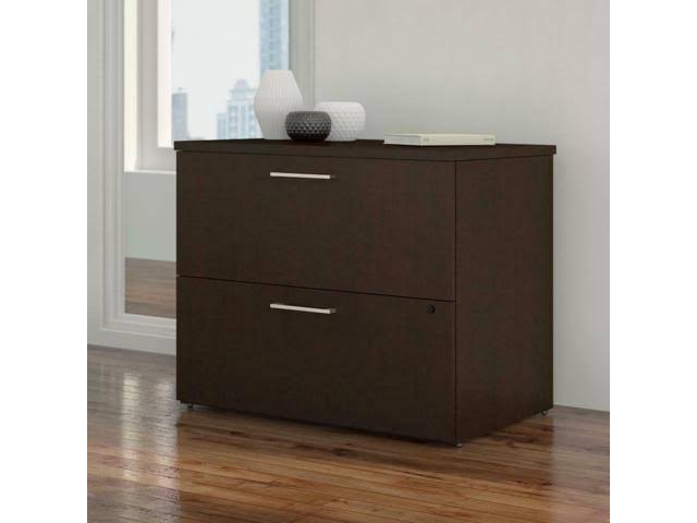 36W 2 Drawer Lateral File Cabinet, Mocha P666262