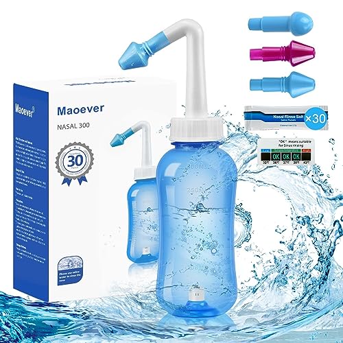 Neti Pot Sinus Rinse Bottle Nose Wash Cleaner Pressure Rinse Nasal Irrigation Q337