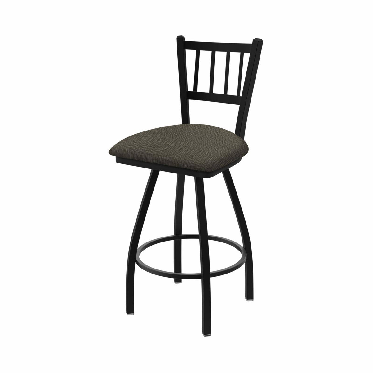30x22 Swivel Bar Stool with Anodized Nickel Finish X153
