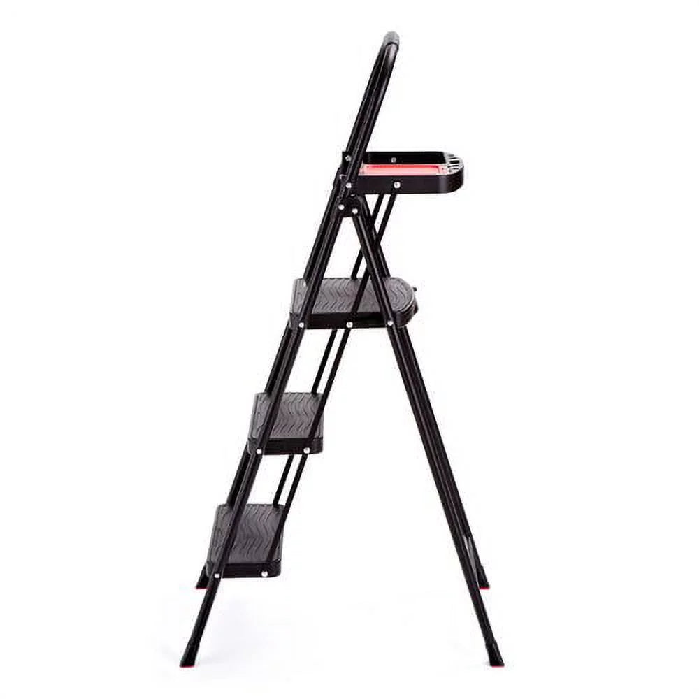3-Step Steel Step Stool with Project Tray J54011