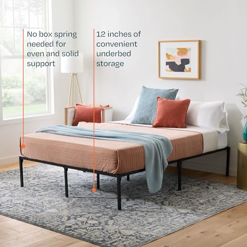 Folding Metal Platform Bed Frame Full Size S992