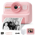 1080P HD Kids Instant Print Camera with 3 Rolls Print Paper & 32GB Card (Black) D752