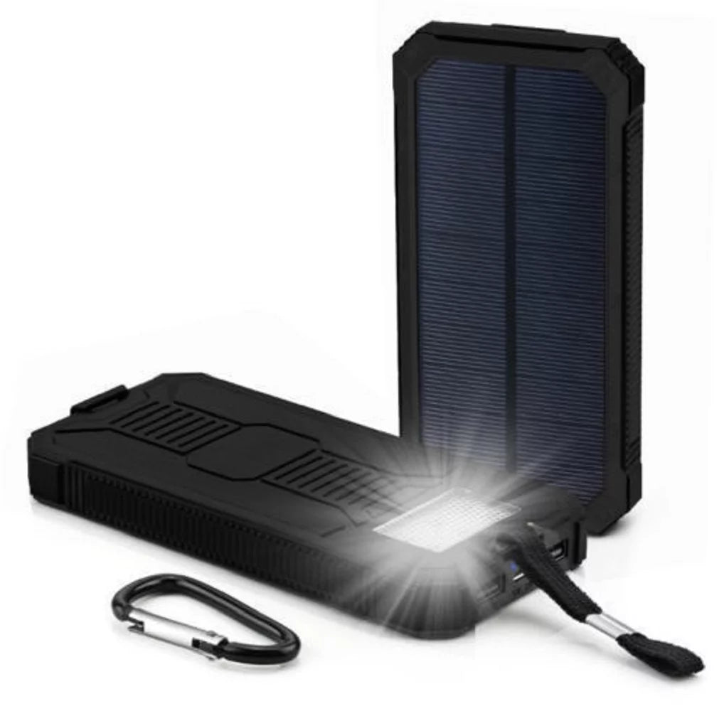 10000mAh Portable Solar Charger Dual USB Power Bank L837732