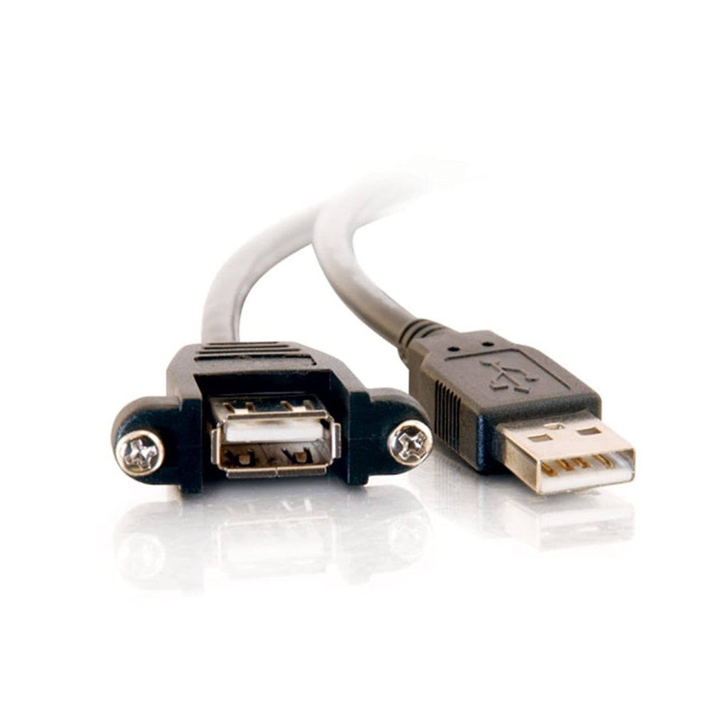 Black 3 Feet USB 2.0 A Male to A Female Cable B39247