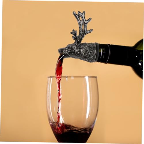 Deer Head Bottle Stopper Reusable Pourer F10259