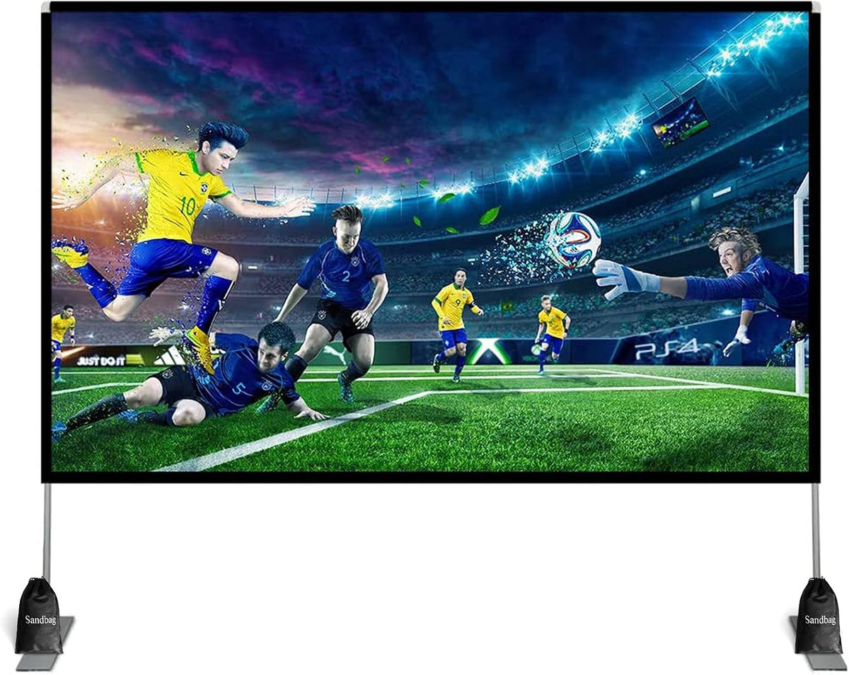 100 inch Portable Projector Screen with Stand and Carry Bag K418