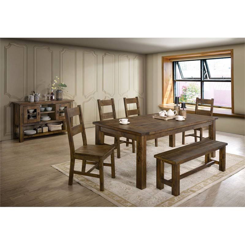 Rustic Oak Dining Table J860315