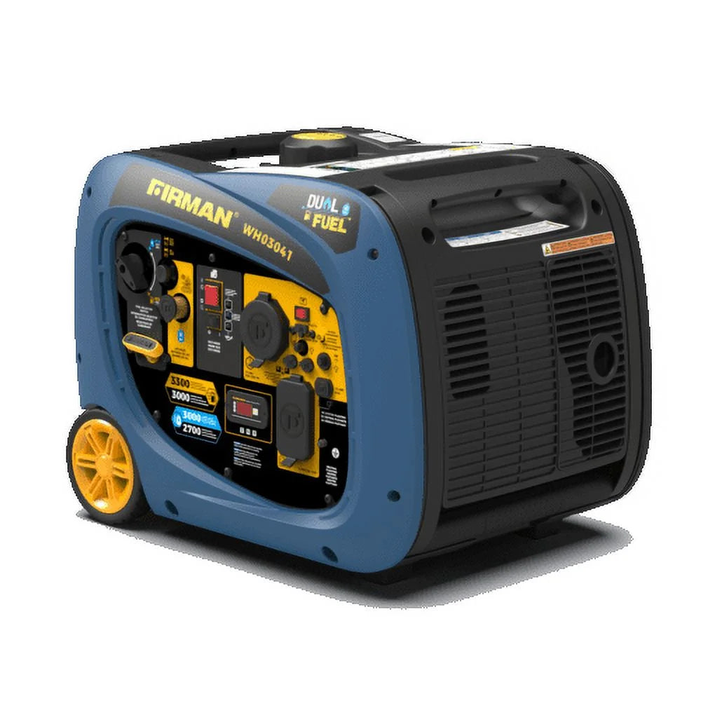 Dual Fuel Inverter Portable Generator 3300/3000W Recoil Start E87256