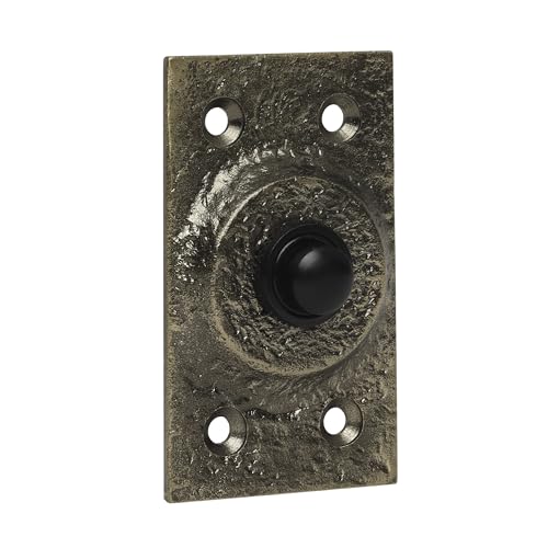 Black Powder Coated Iron Doorbell E140363