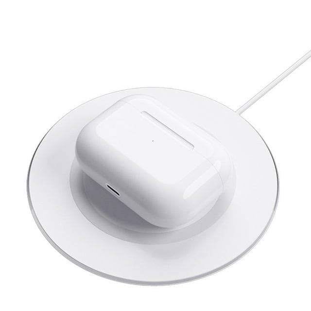 White Wireless Earphones with Charging Case O764
