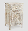 Hand Carved Accent Table J686329